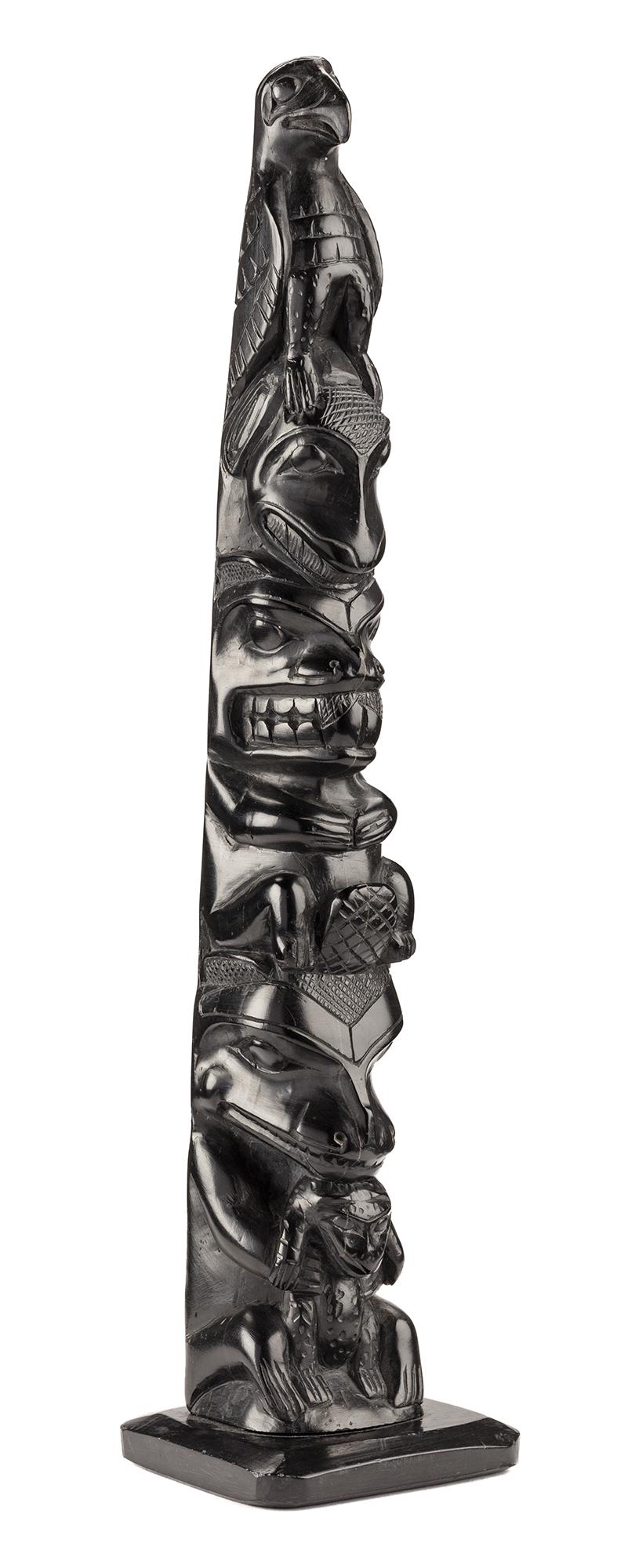 UNIDENTIFIED ARTIST, HAIDA, Model Totem Pole (1 of 6)