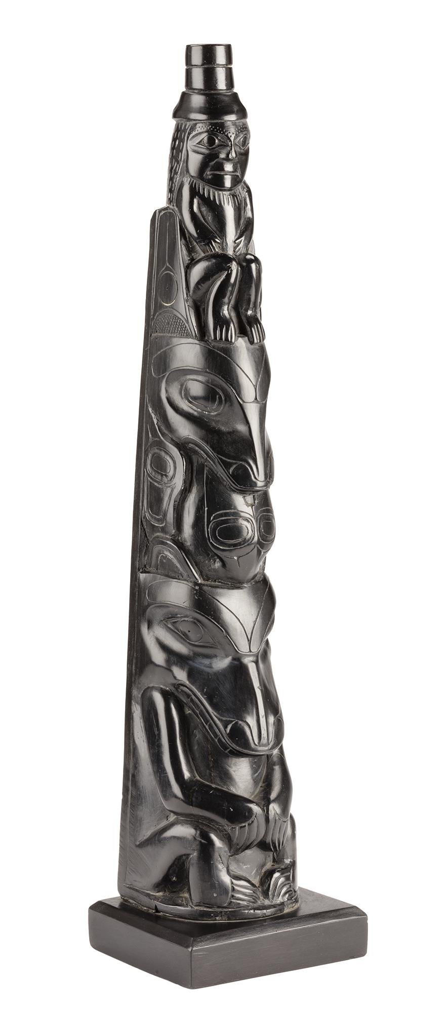UNIDENTIFIED ARTIST, HAIDA, Model Totem Pole, c. 1890 (1 of 6)