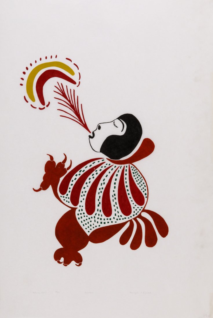 AGNES NANOGAK GOOSE, INUIT, Rainbow, 1977 (1 of 1)