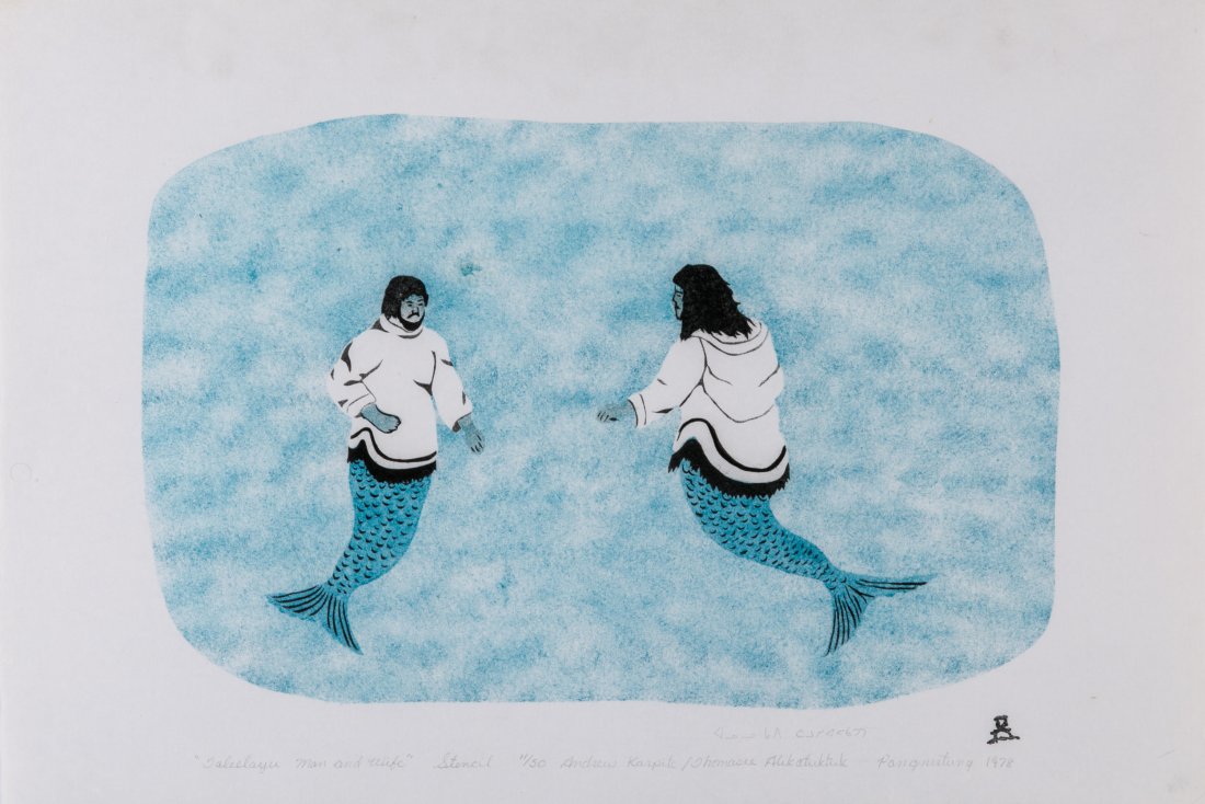 ANDREW QAPPIK, INUIT, Taleelayu Man and Wife, 1987 (1 of 1)