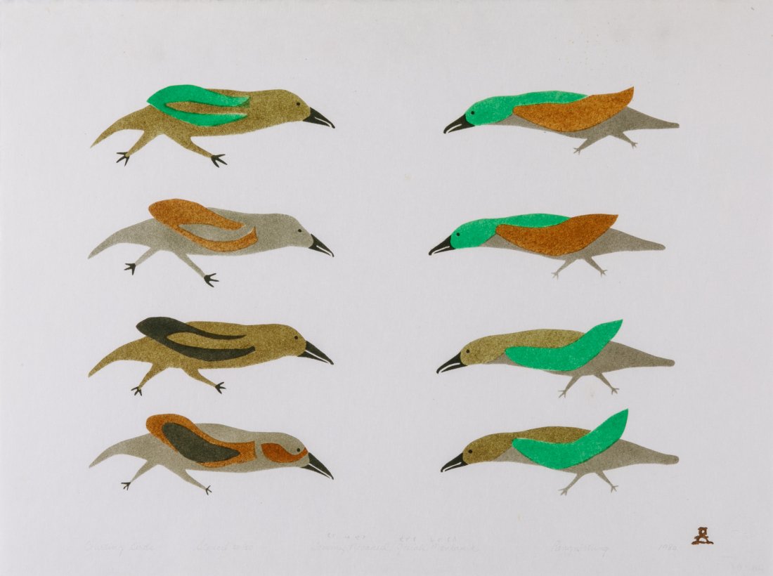 TOMMY NUVAQIRQ, INUIT, Courting Birds, 1980 (1 of 1)