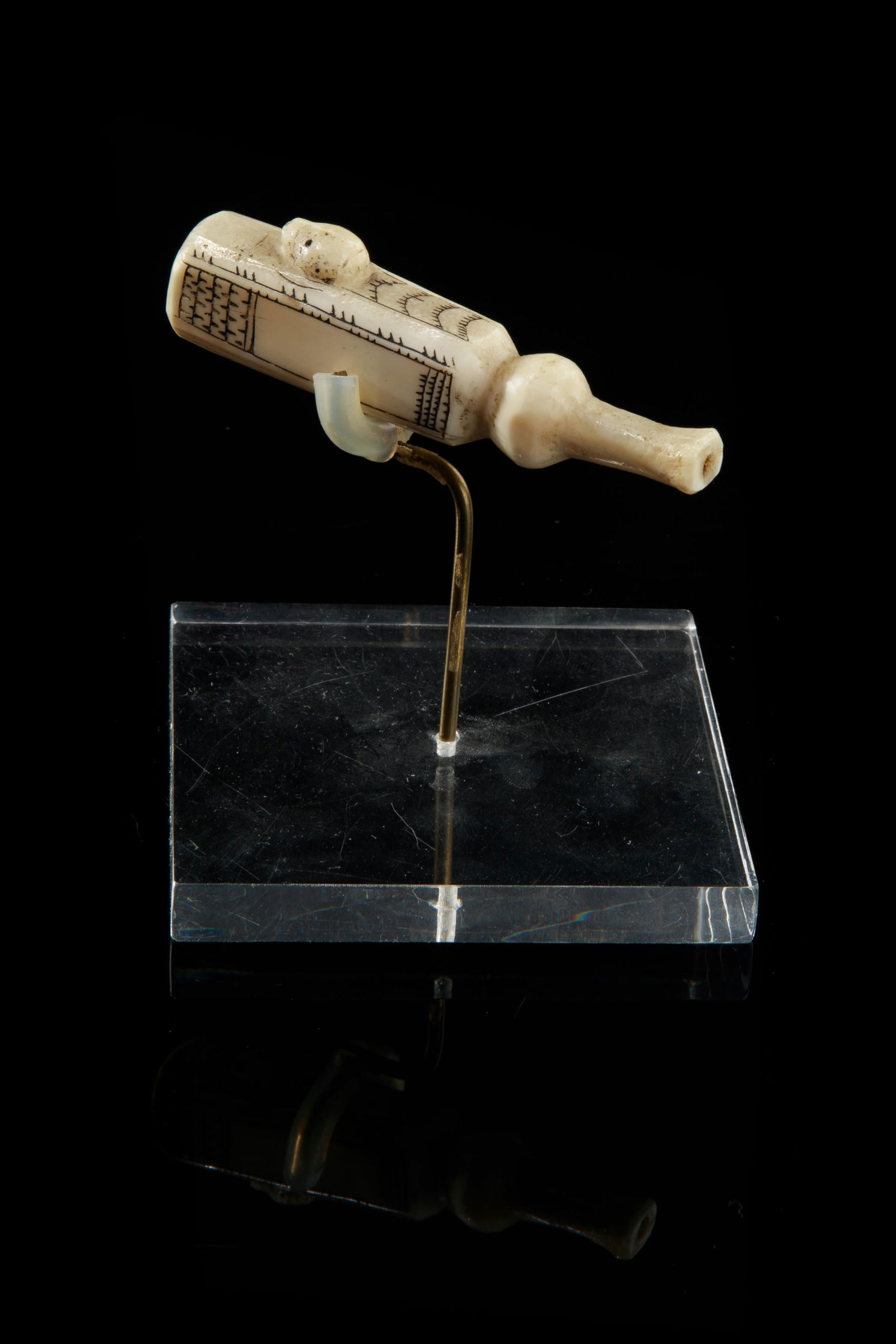 UNIDENTIFIED MAKER, ALASKAN, Cigar Holder, c. 1900