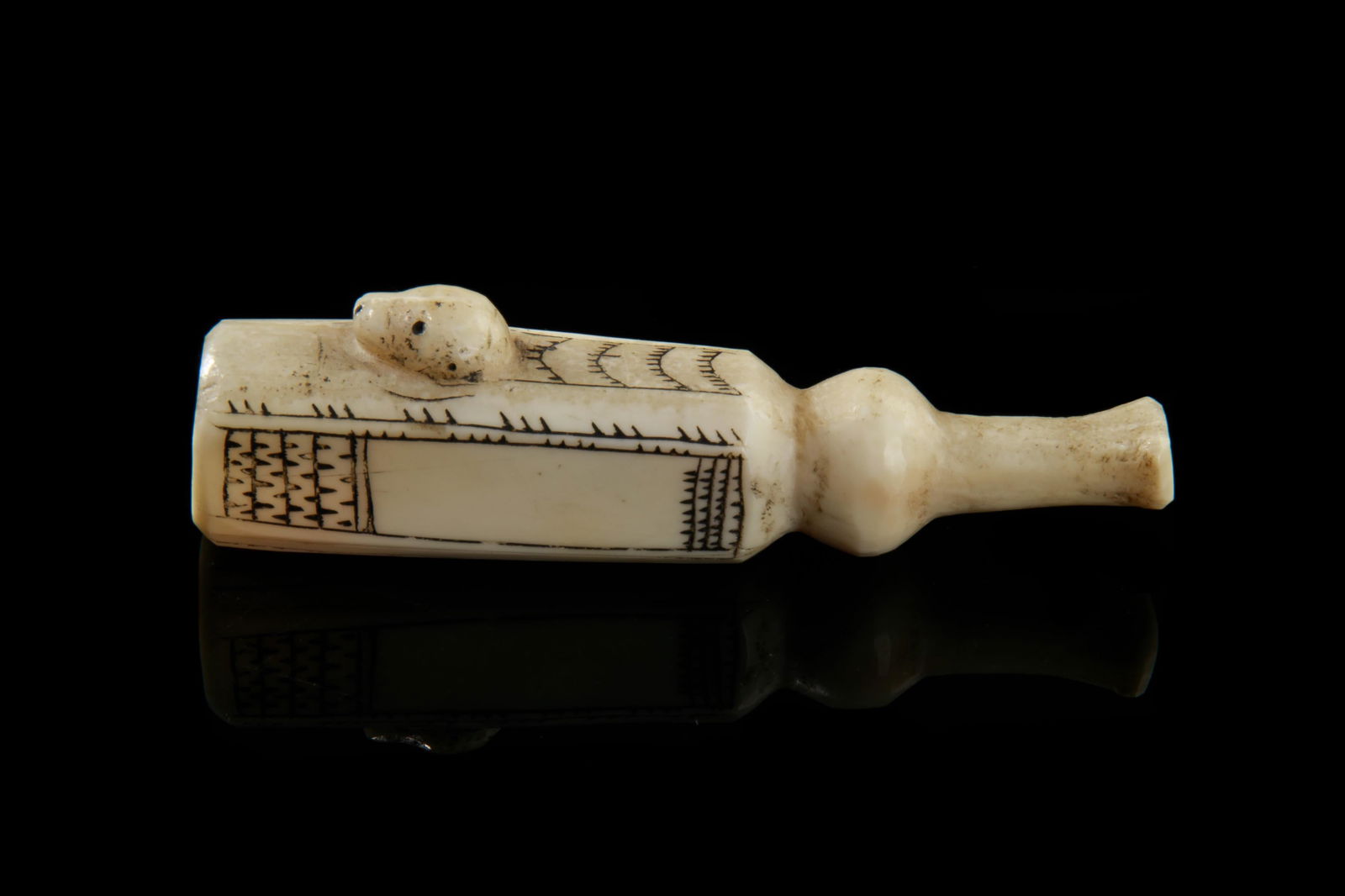 UNIDENTIFIED MAKER, ALASKAN, Cigar Holder, c. 1900