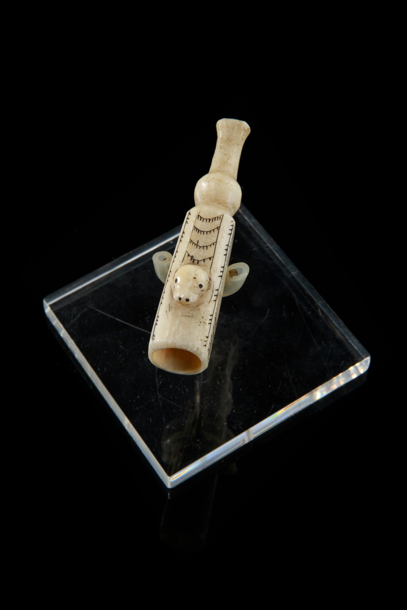 UNIDENTIFIED MAKER, ALASKAN, Cigar Holder, c. 1900