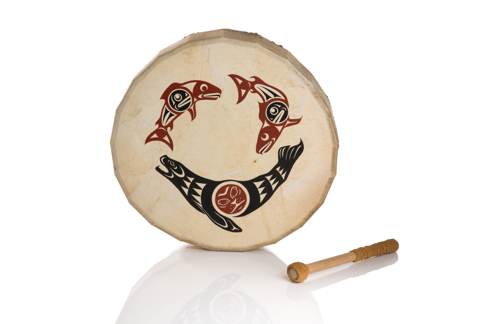 SUSAN POINT (SPARROW), FIRST NATIONS, Drum, July 1983 (1 of 6)