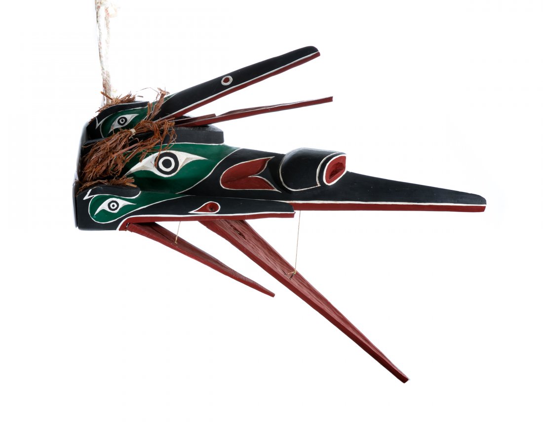 HAROLD KING, FIRST NATIONS, Raven Mask , c. 1970s (1 of 2)