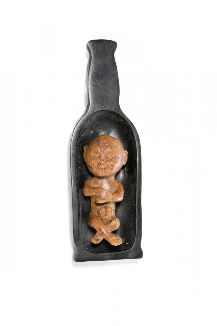 BILL NASOGALUAK, INUIT, Embryo in Bottle, c. 2012 (1 of 3)