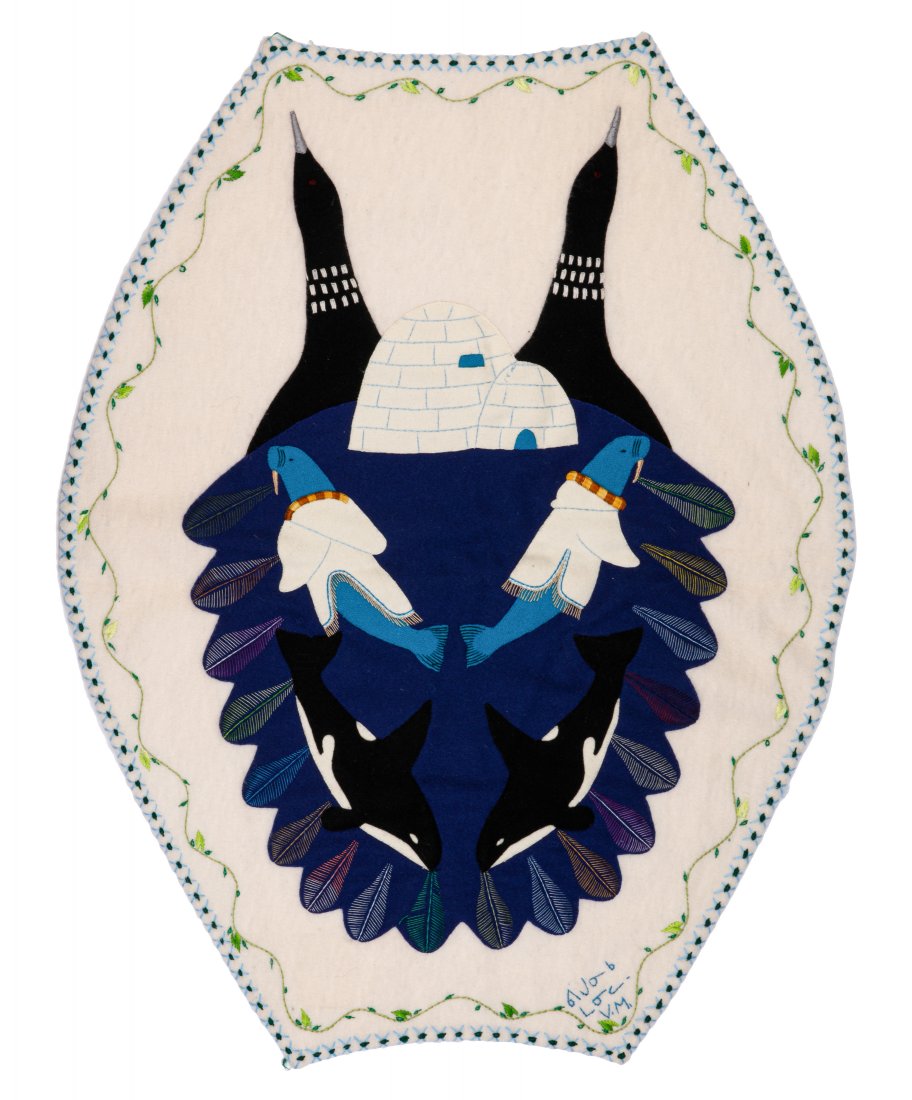 VERONICA KADJUAK MANILAK, INUIT, Untitled Wallhanging (1 of 1)