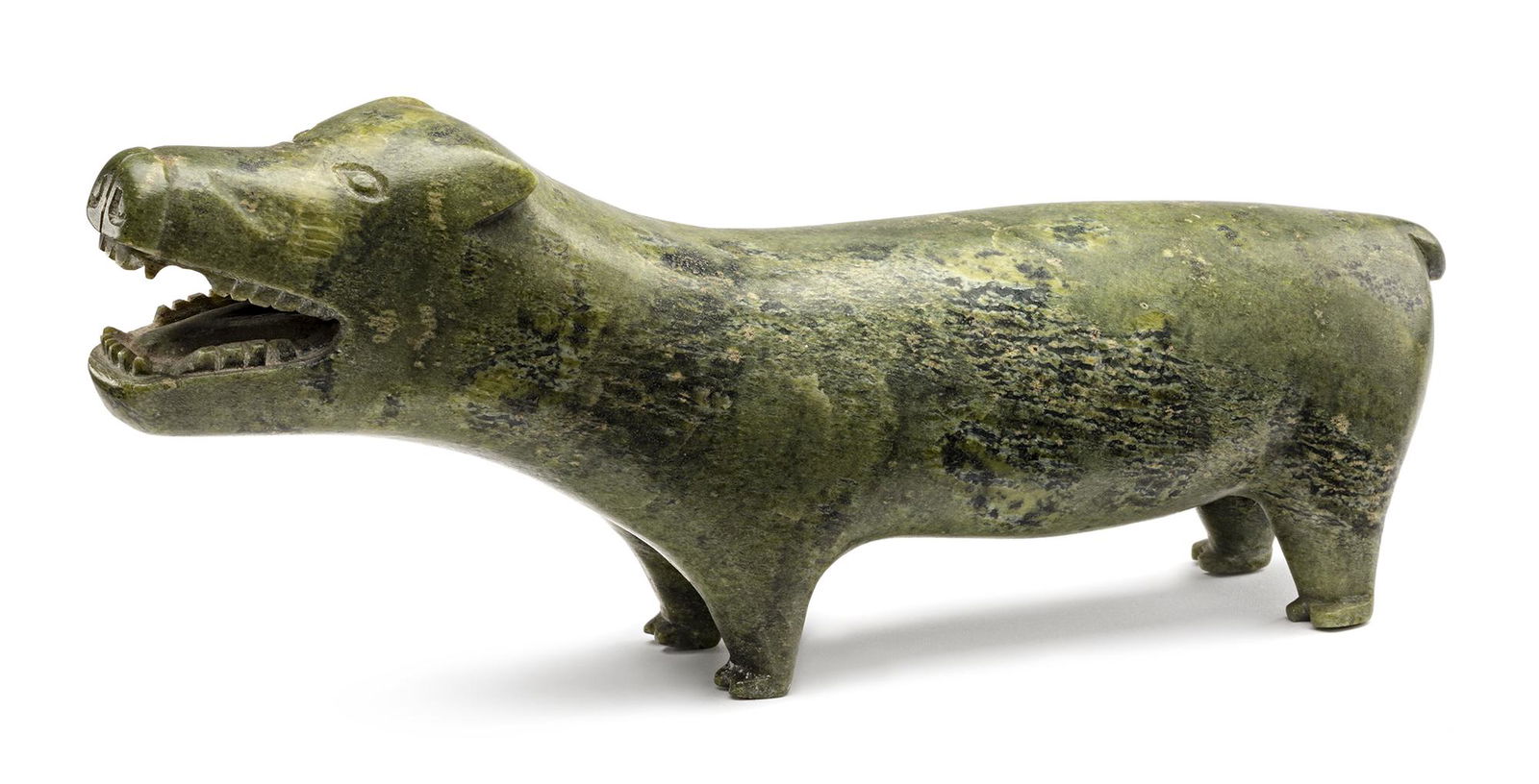 Possibly JOE JAW, INUIT, Snarling Polar Bear, c. 1960 (1 of 4)