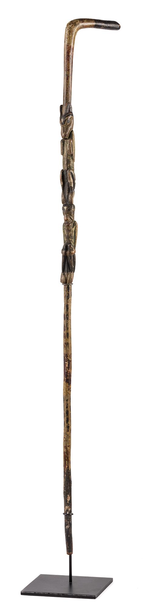 UNIDENTIFIED TLINGIT OR TSIMSHIAN ARTIST, Speaker's Staff, c. 1880 (1 of 5)