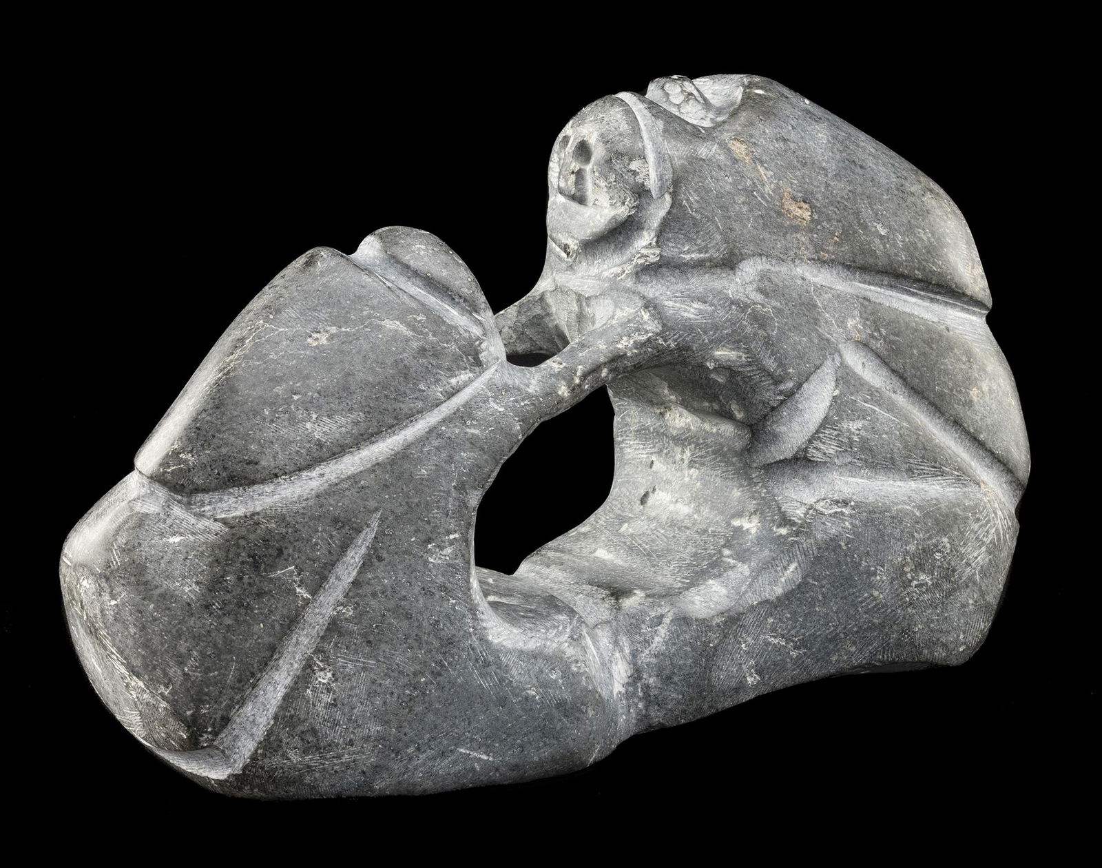 JOHN KAVIK, INUIT, Mother and Children, early 1970s (1 of 4)