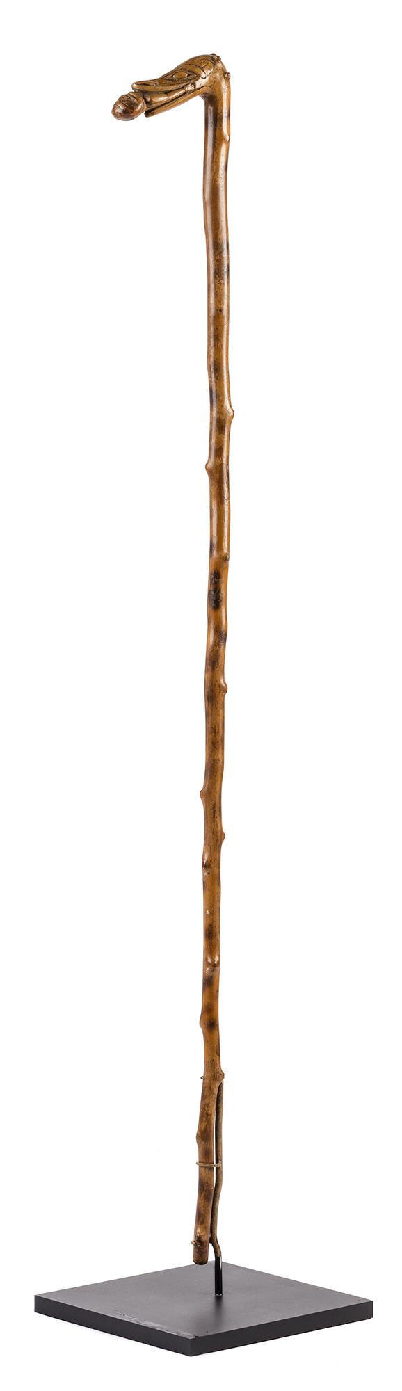 UNIDENTIFIED TLINGIT ARTIST, Walking Stick, c. 1870 (1 of 6)