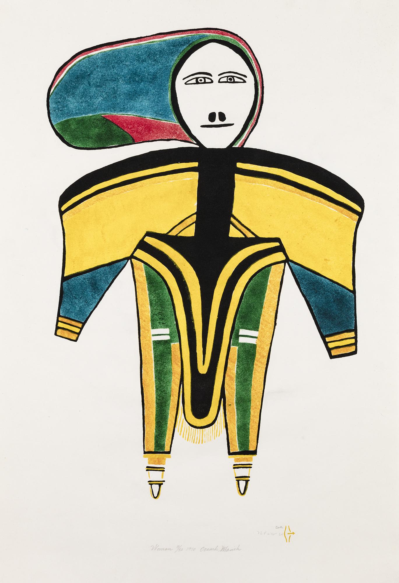 JESSIE OONARK, INUIT, Woman, 1970 #14 (1 of 1)