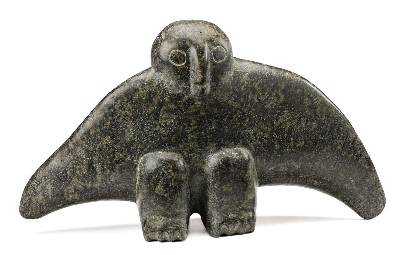 LATCHOLASSIE AKESUK, INUIT, Owl, early-mid 1970s (1 of 4)
