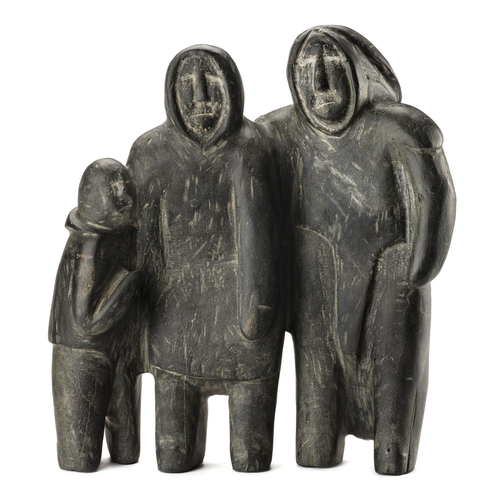 MARY YUUSIPIK SINGAQTI, INUIT, Family, c. late 1990s (1 of 4)