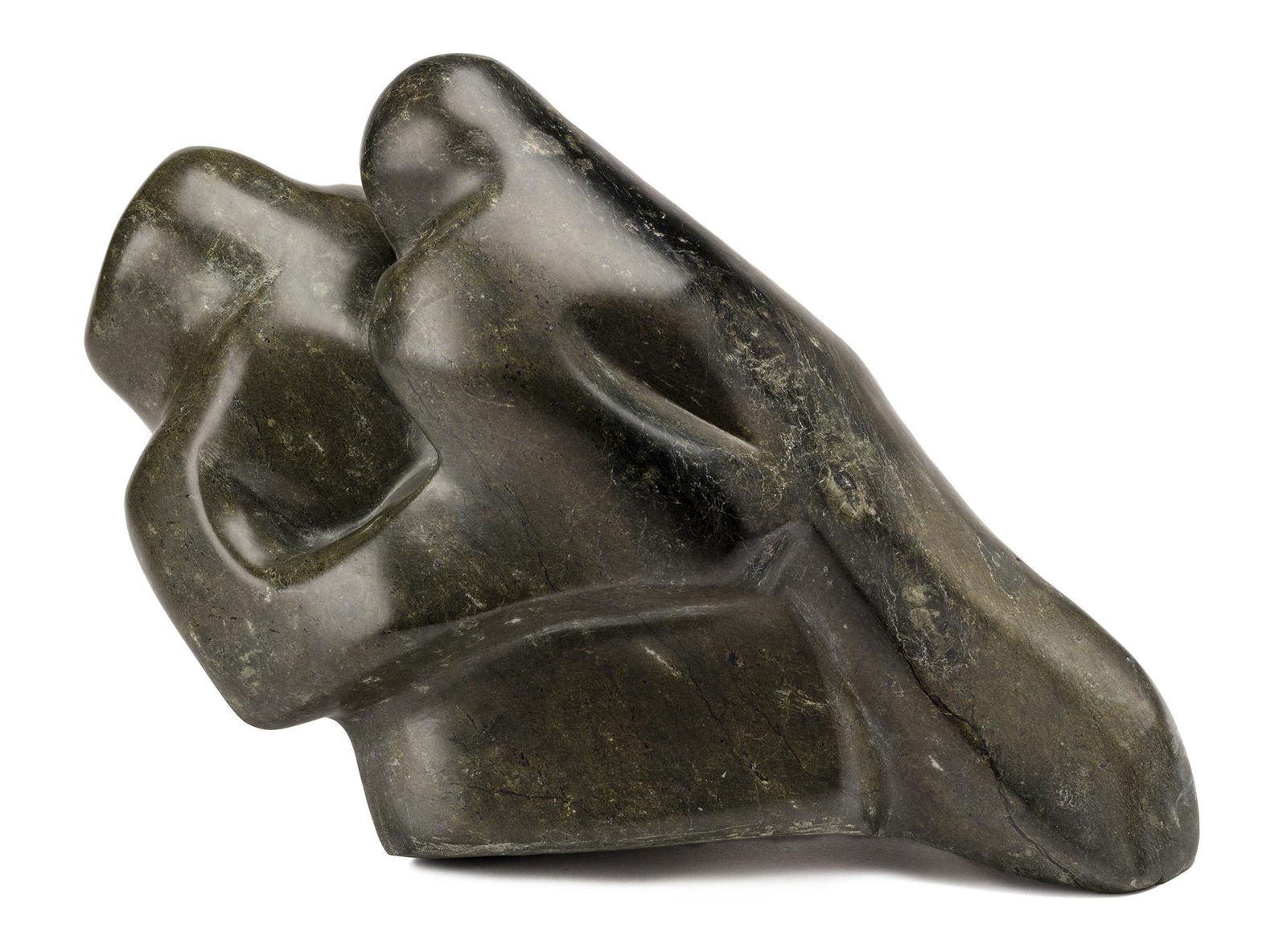 TUKIKI OSUITOK, INUIT, Two Figures, c. 1975 (1 of 4)