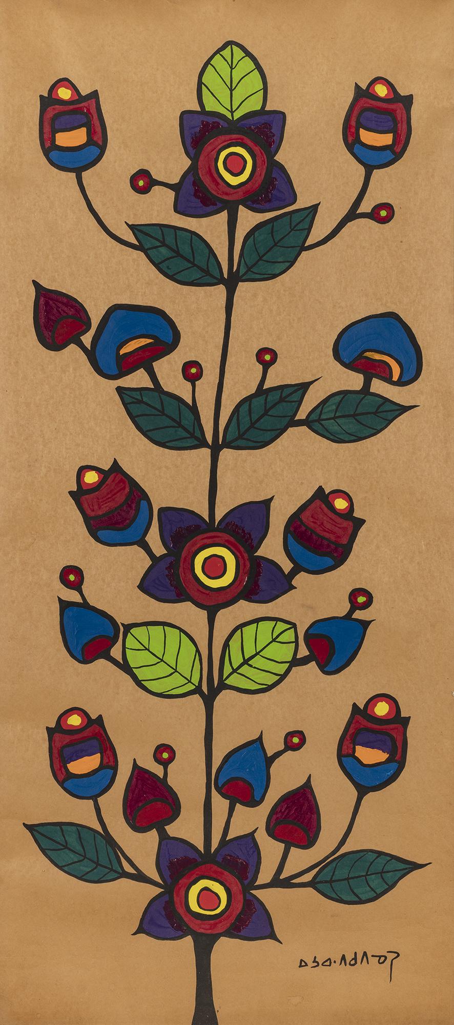 NORVAL MORRISSEAU, Untitled (The Tree of Life), c. 1979 (1 of 2)
