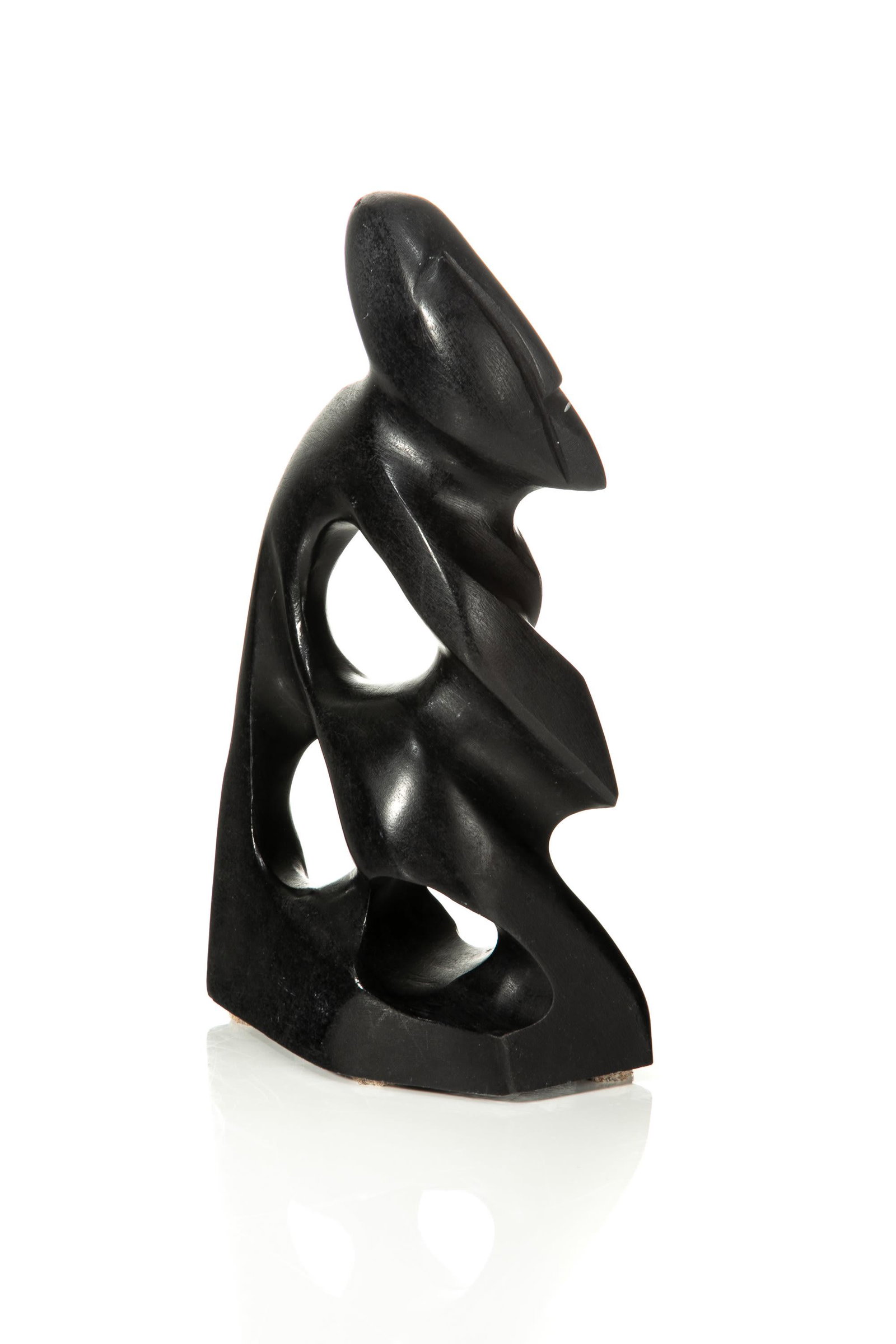 ALEX ALIKASHUAK, INUIT, Spirit Figure, 2000s: ALEX ALIKASHUAK (1952-) TIKIRAQJUAQ (WHALE COVE) Spirit Figure, 2000s stone, 10.25 x 6 x 2.25 in (26 x 15.2 x 5.7 cm) apparently unsigned. Provenance Private Collection, New York.