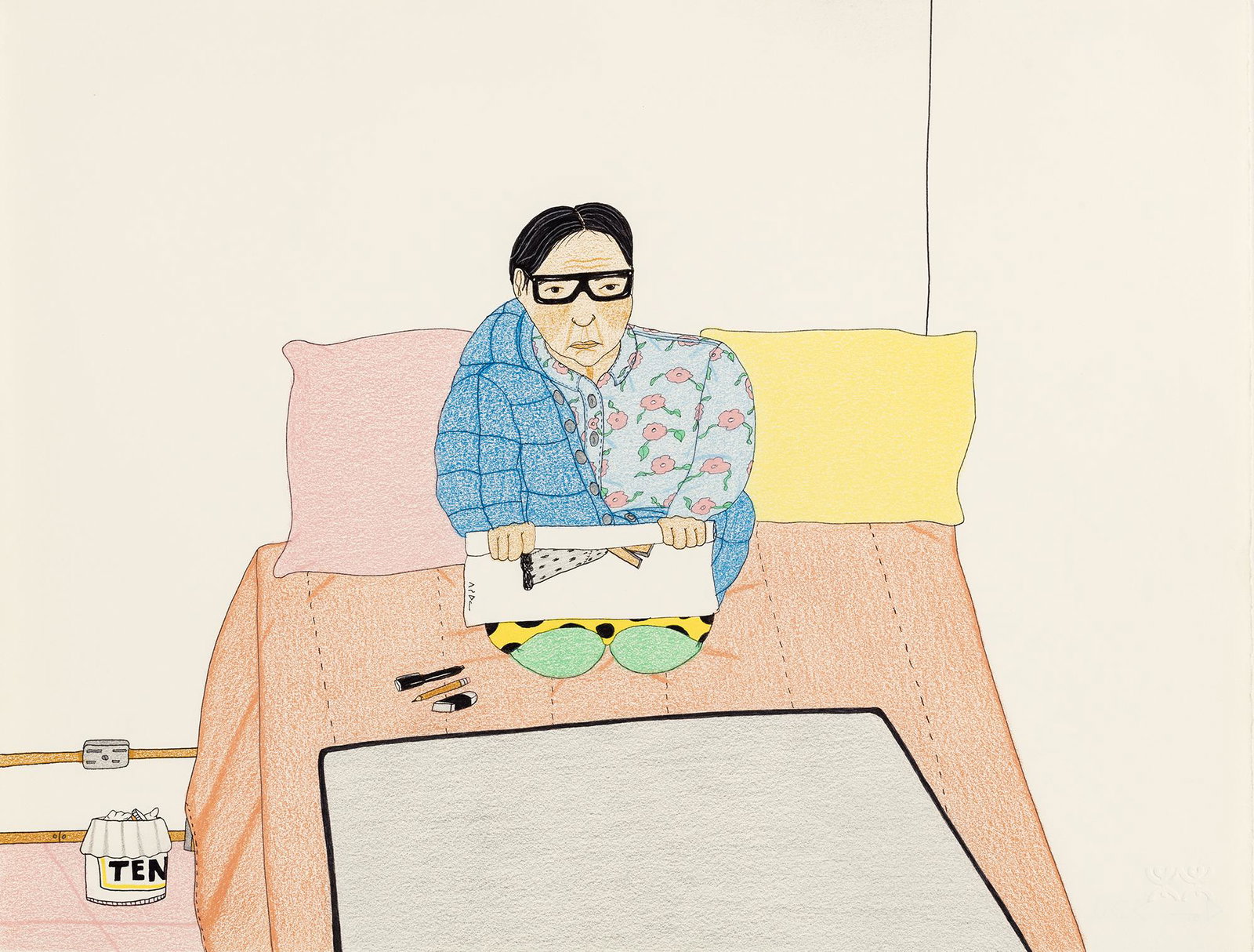ANNIE POOTOOGOOK, INUIT, Portrait of My Grandmother Pitseolak, 2011 (1 of 1)