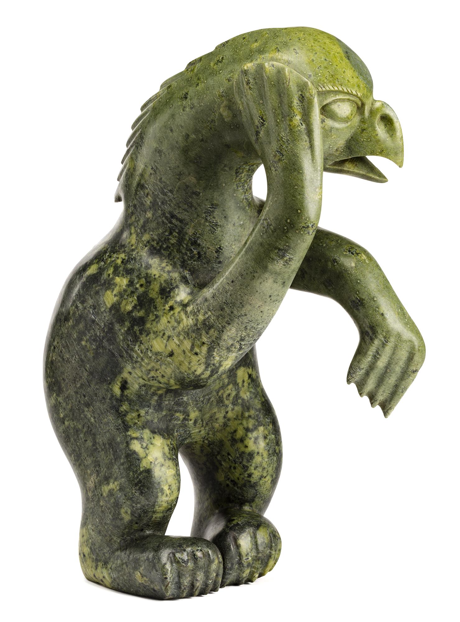 KIUGAK (KIAWAK) ASHOONA, INUIT, Spirit Bird (Natturalik), c. 1965-66 (1 of 5)