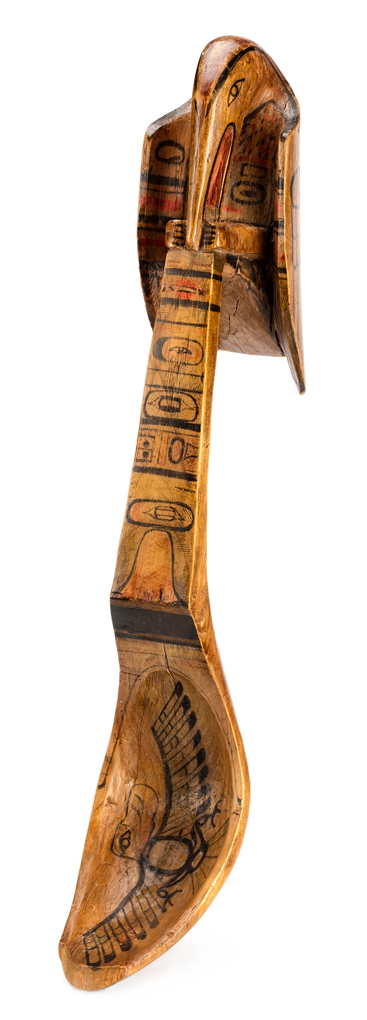 FREDERICK ALEXCEE, TSIMSHIAN, NORTHWEST COAST, Carved Spoon, c. 1920-1920 (1 of 6)