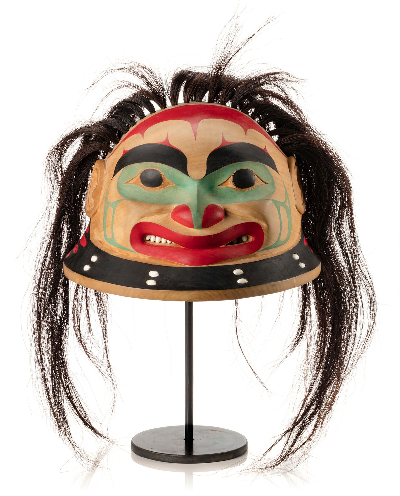 DOUG ZILKIE, NON-INDIGENOUS, NORTHWEST COAST, War Helmet, 1991 (1 of 7)