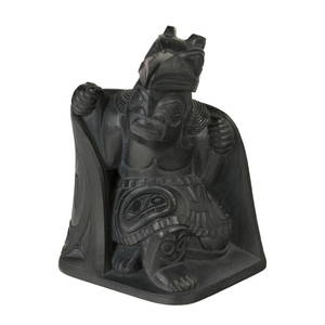 GARY MINAKER-RUSS, FIRST NATIONS, Haida Raven Dancer, December 1985