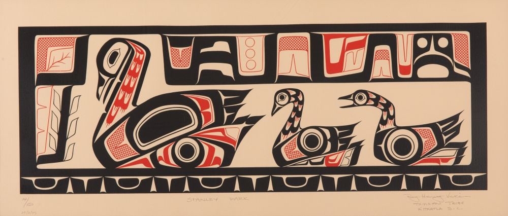 ROY HENRY VICKERS, FIRST NATIONS,  Stanley Park, 3 March 1997 (1 of 3)