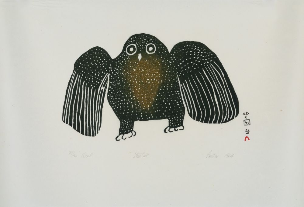 PAUTA SAILA, INUIT, Owl, 1964 (1964/65 #54) (1 of 1)