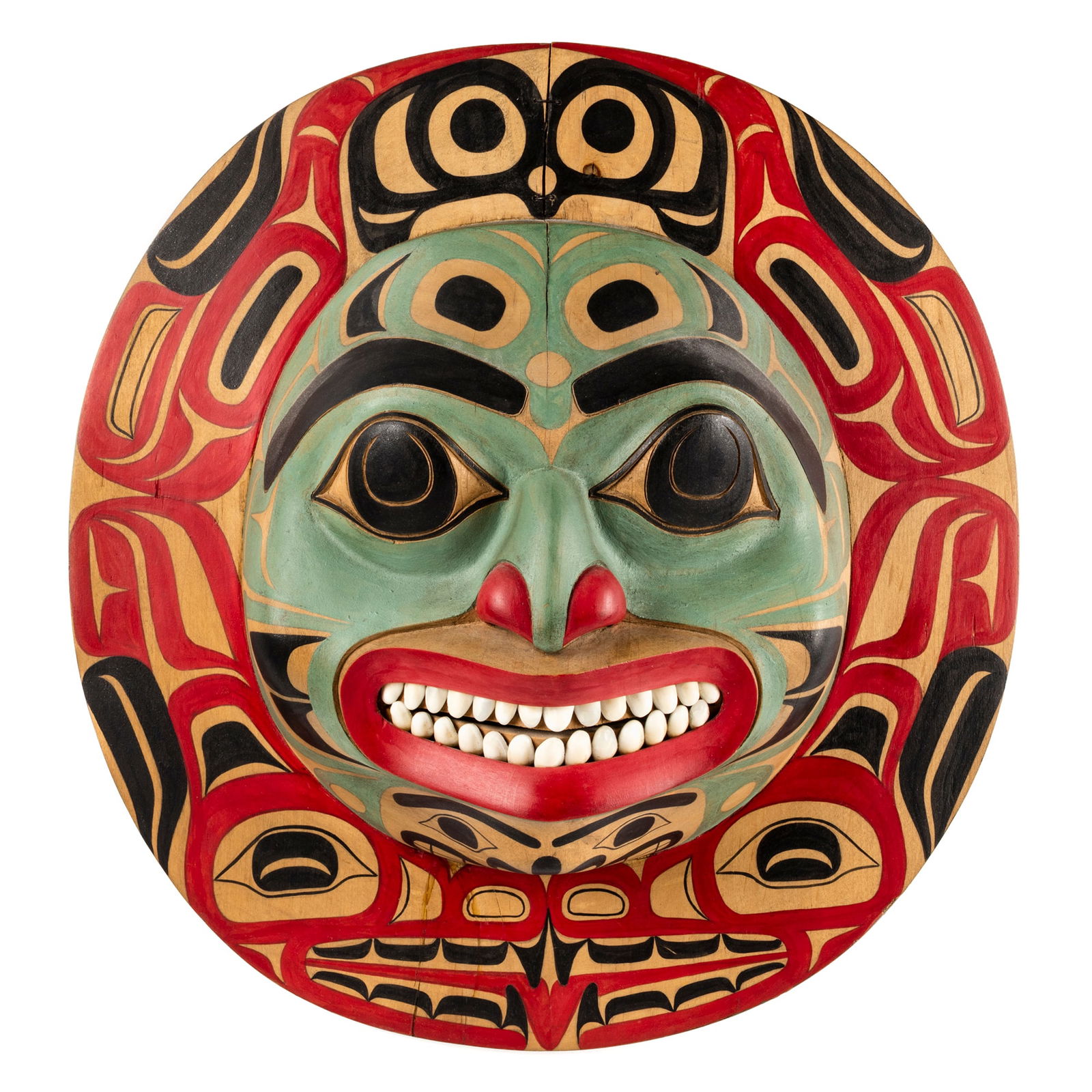 JOHN LIVINGSTON, NON-INDIGENOUS, Tlingit Style Moon, 1979 (1 of 5)