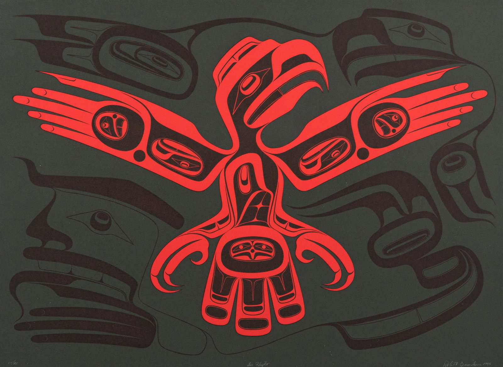 ROBERT DAVIDSON, FIRST NATIONS, In Flight, 1995 (1 of 3)