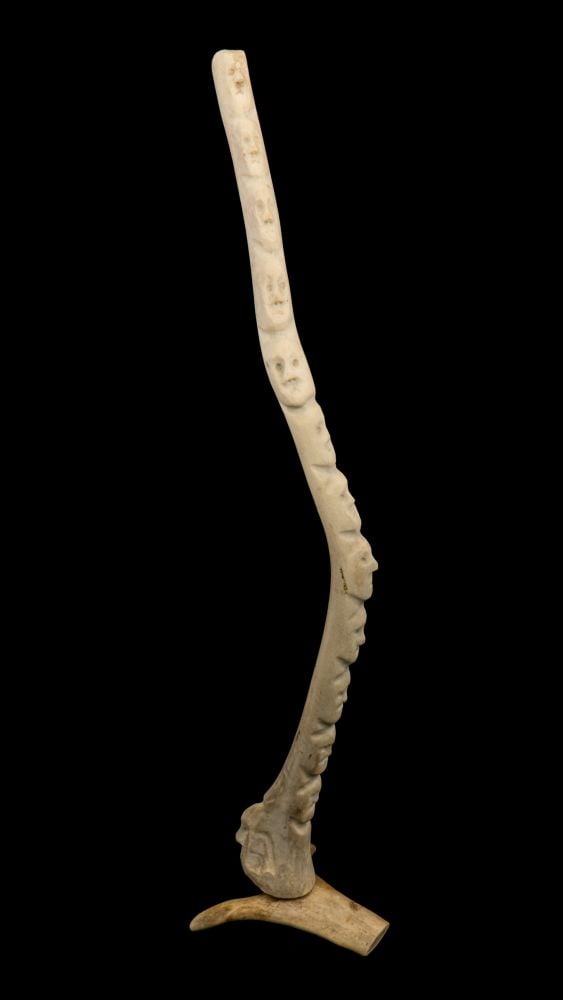 THOMAS SUVAARAQ, INUIT, One Form, Many Faces, c. 1970s (1 of 4)