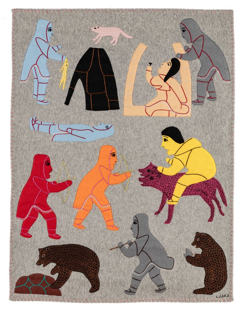 VICTORIA MAMNGUQSUALUK, INUIT, Scenes from the Legend of Kiviuq, c. 1990 (1 of 2)