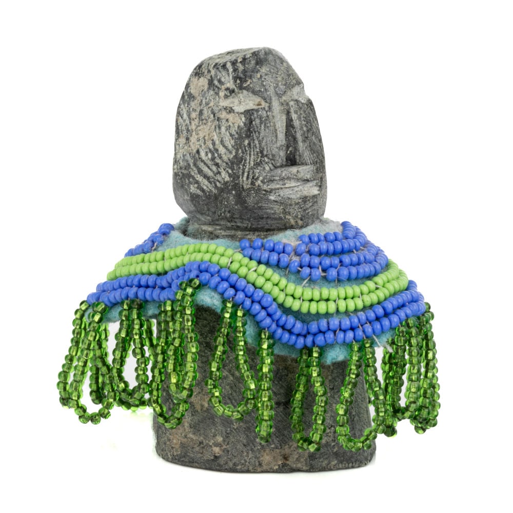 EVA TALOOKI, INUIT, Woman in a Beaded Amautiq, (1 of 5)