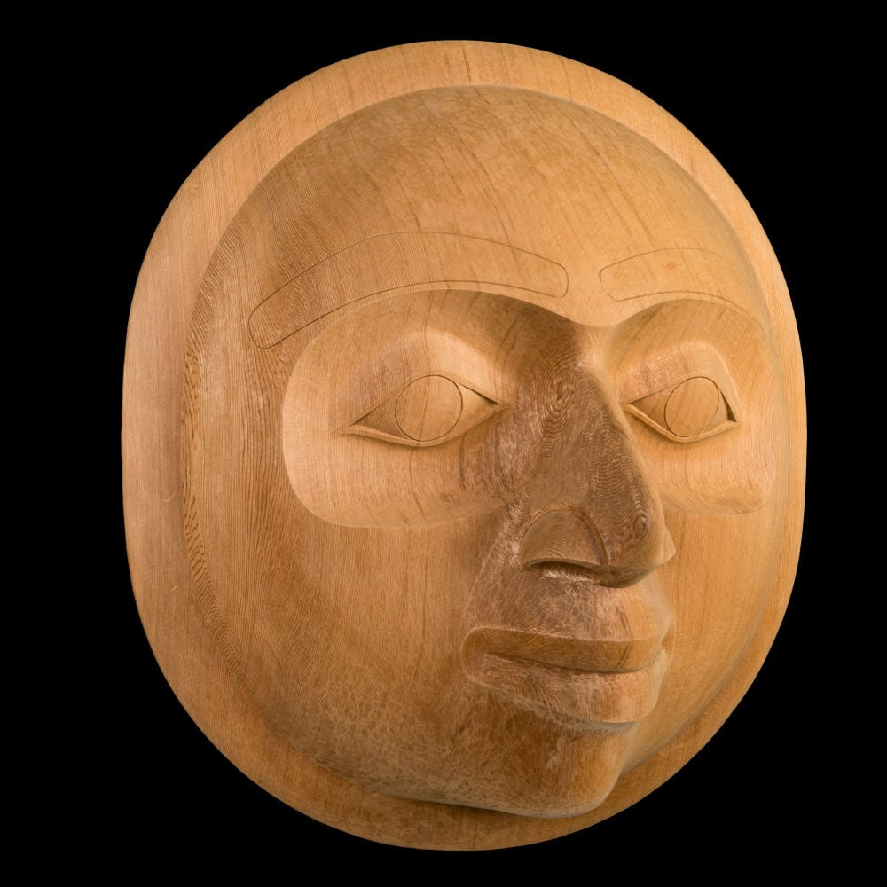 WILLIAM “BILL” KUHNLEY JR., FIRST NATIONS, Haida Style Moon Mask, 2001 (1 of 4)