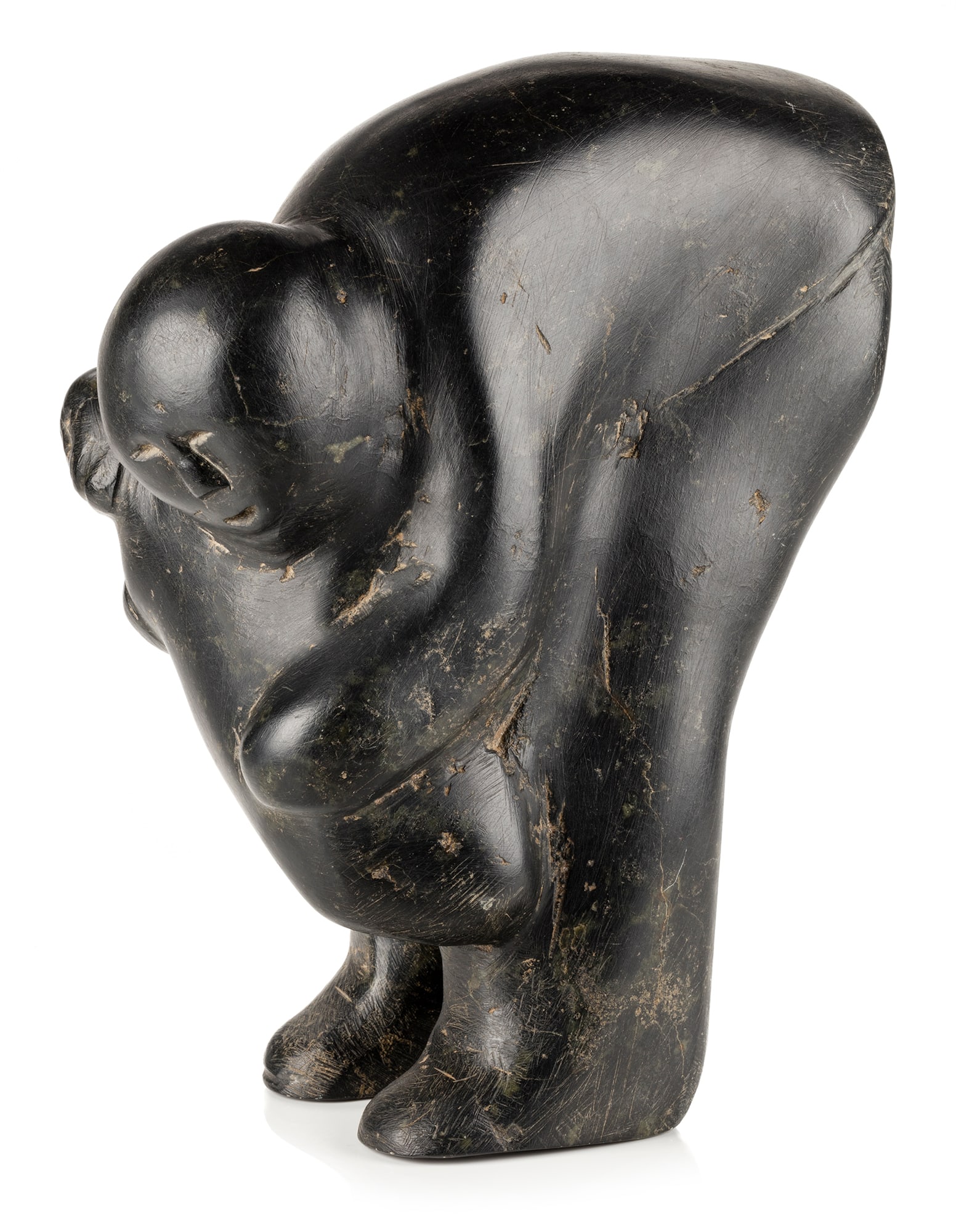 DAVID IKUTAAQ, INUIT, Father and Child, 1963 (1 of 9)