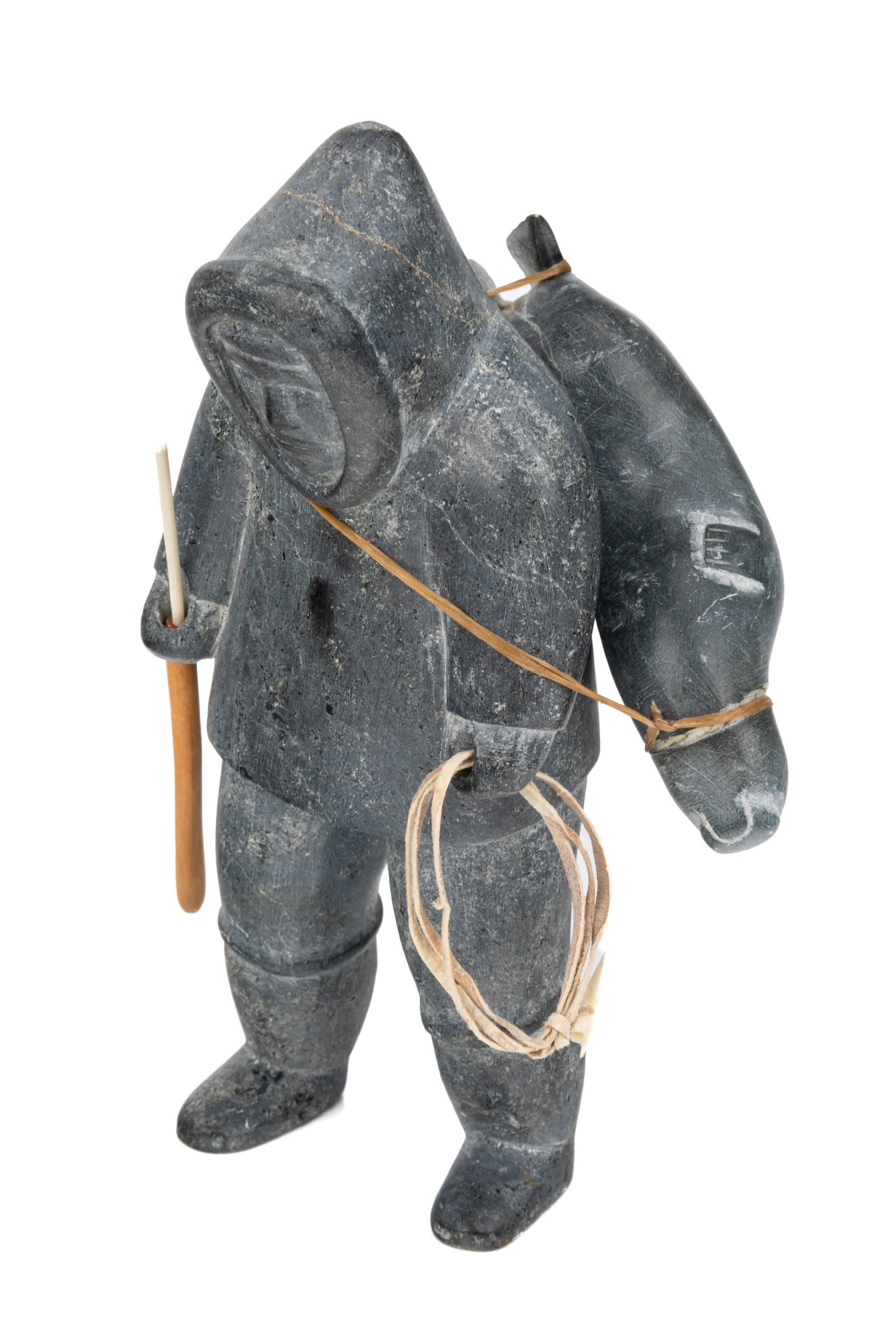 UNIDENTIFIED INUIT ARTIST, Hunter with Captured Seal on the Journey Home, 1955 (1 of 5)