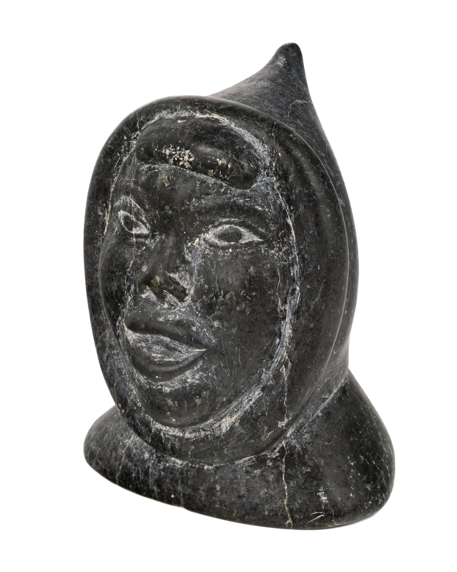 JOHNNY INUKPUK JR., INUIT, Portrait of an Inuk with a Bright Smile, early-mid 1960s (1 of 5)