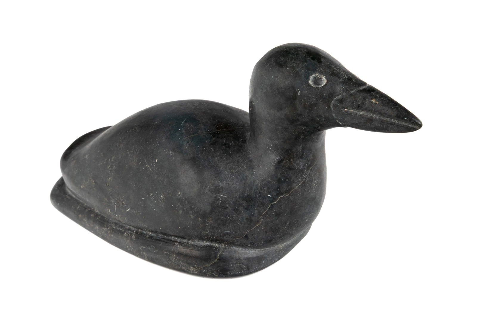 JOHNNY INUKPUK, INUIT, Swimming Duck, 1958 (1 of 4)