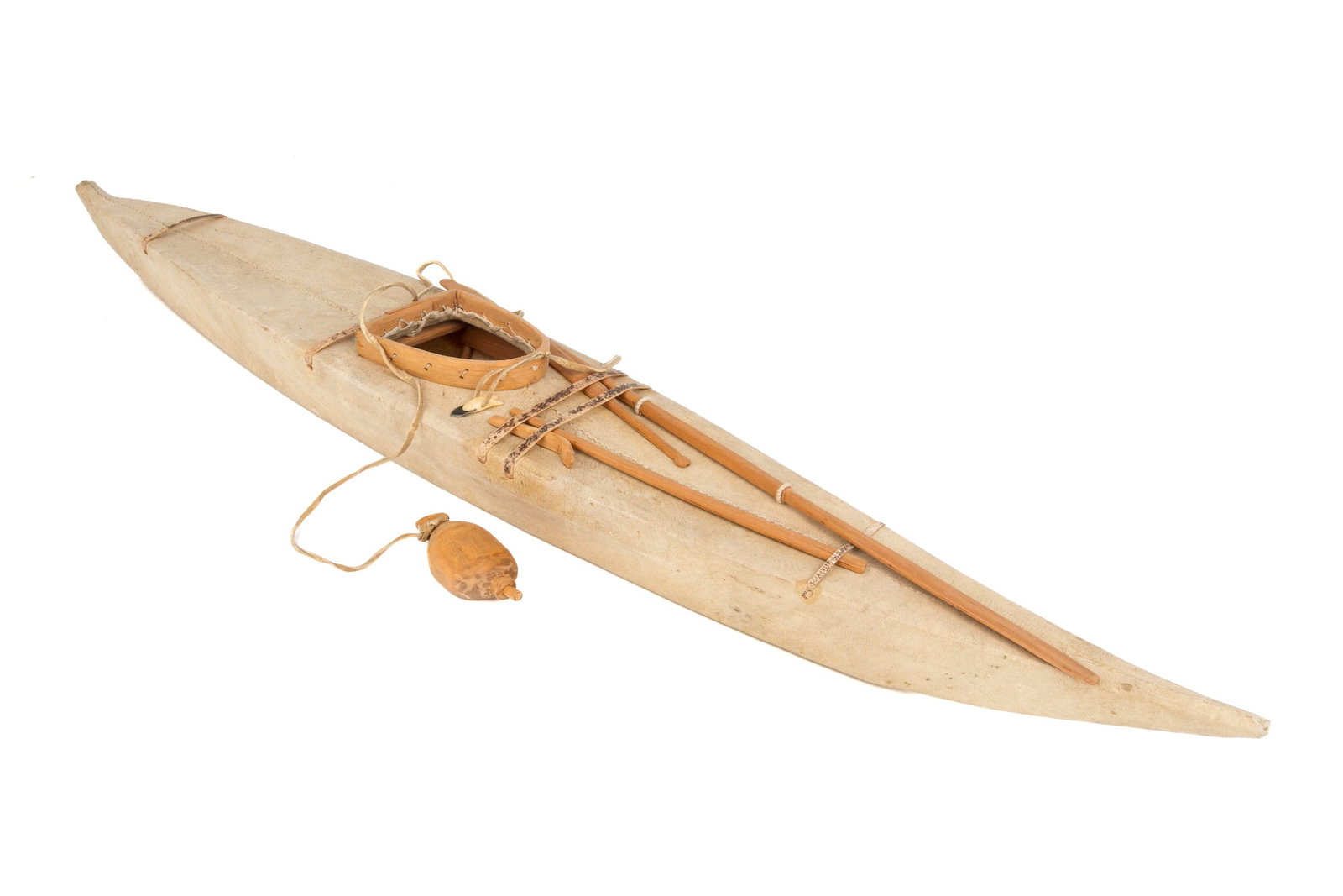 UNIDENTIFIED INUIT ARTIST, EASTERN CANADIAN ARCTIC, Model Kayak, c. late 1950s (1 of 5)