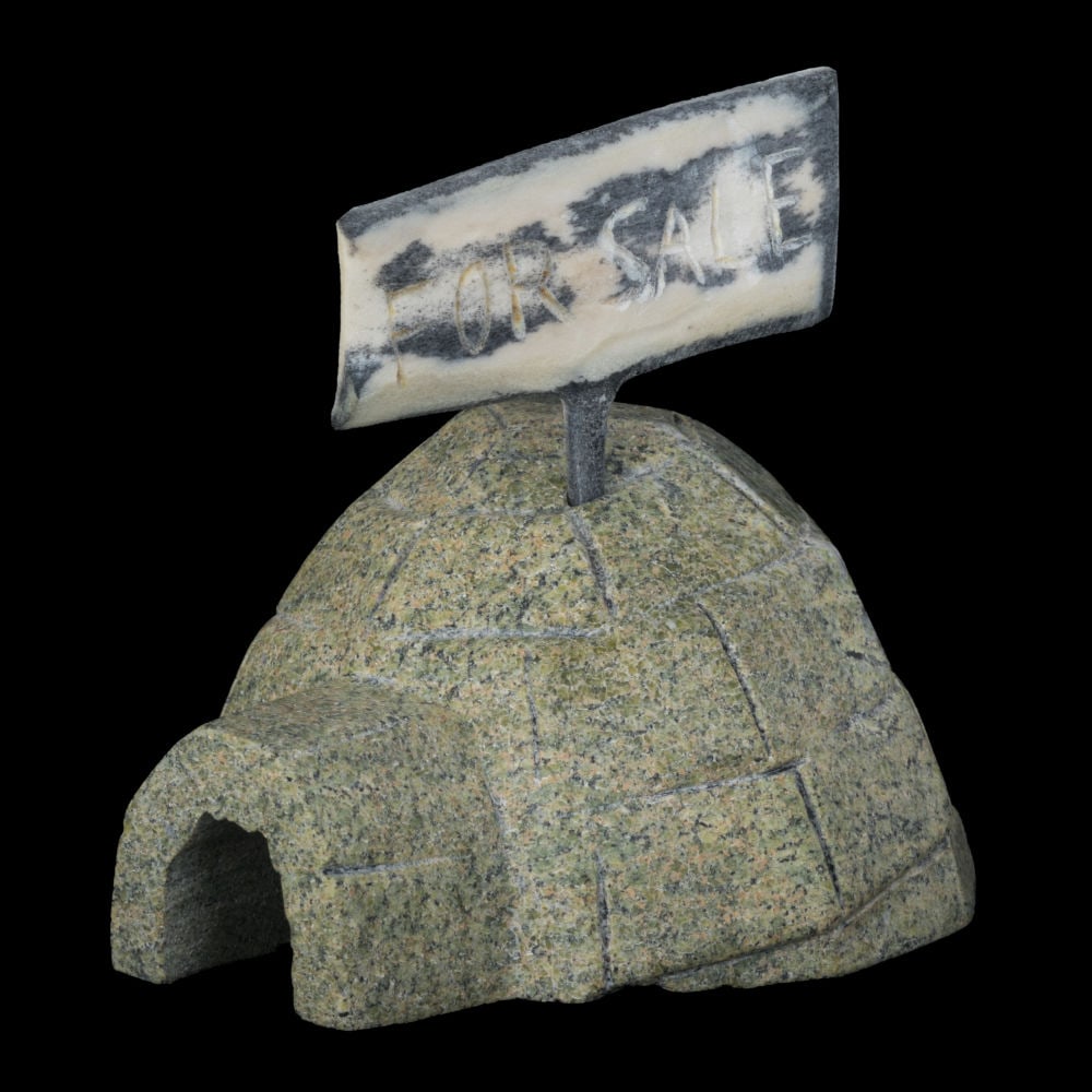 UNIDENTIFIED INUIT ARTIST, Igloo "For Sale", c. 2000 (1 of 5)