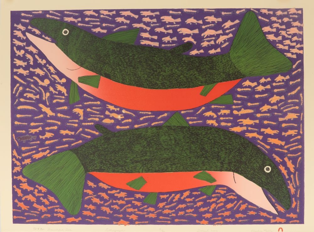 MEELIA KELLY, INUIT, Bountiful Sea, 2006 #15 (1 of 1)
