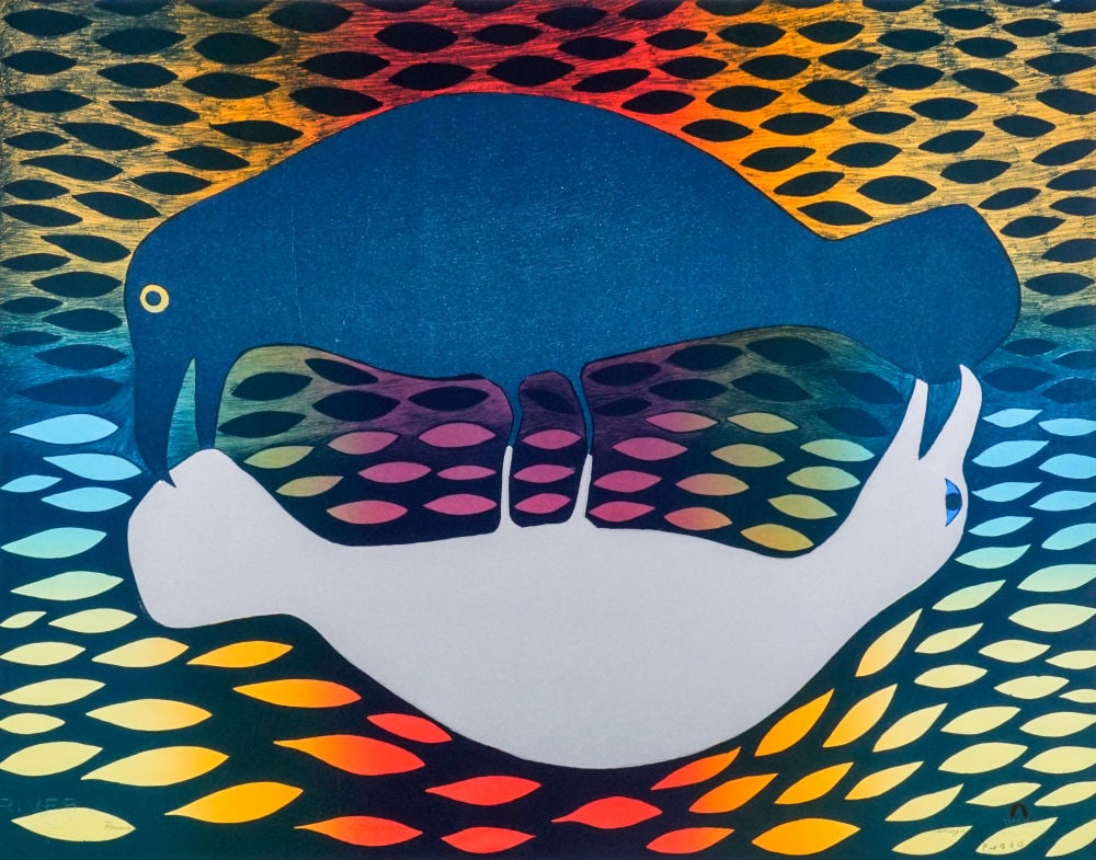 KENOJUAK ASHEVAK, INUIT, Primal Exchange, 2001 #12 (1 of 1)