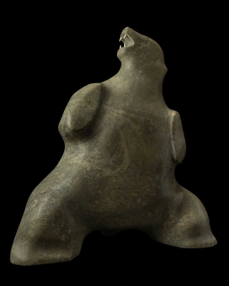 PAUTA SAILA, R.C.A., INUIT, Roaring Polar Bear, 1980s (1 of 6)