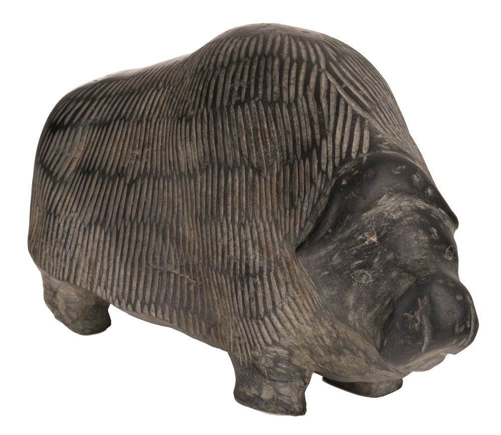 BARNABUS ARNASUNGAAQ, INUIT, Muskox, mid-late 1980s (1 of 5)