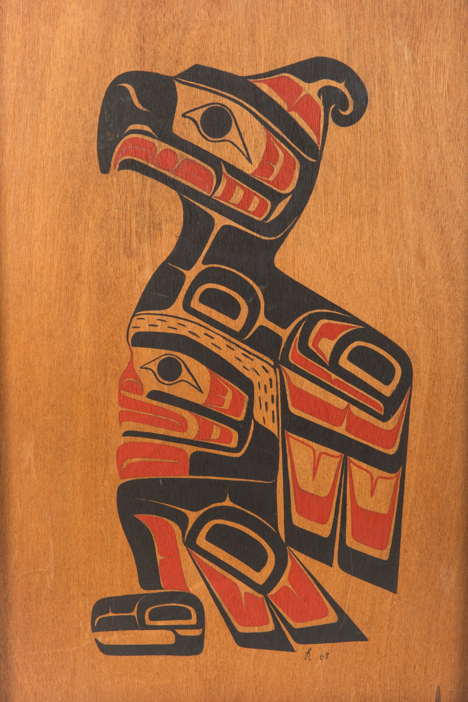LARRY ROSSO, DAKELH (CARRIER/LAKE BABINE NATION), FIRST NATIONS, Kolus, 1968 (1 of 3)