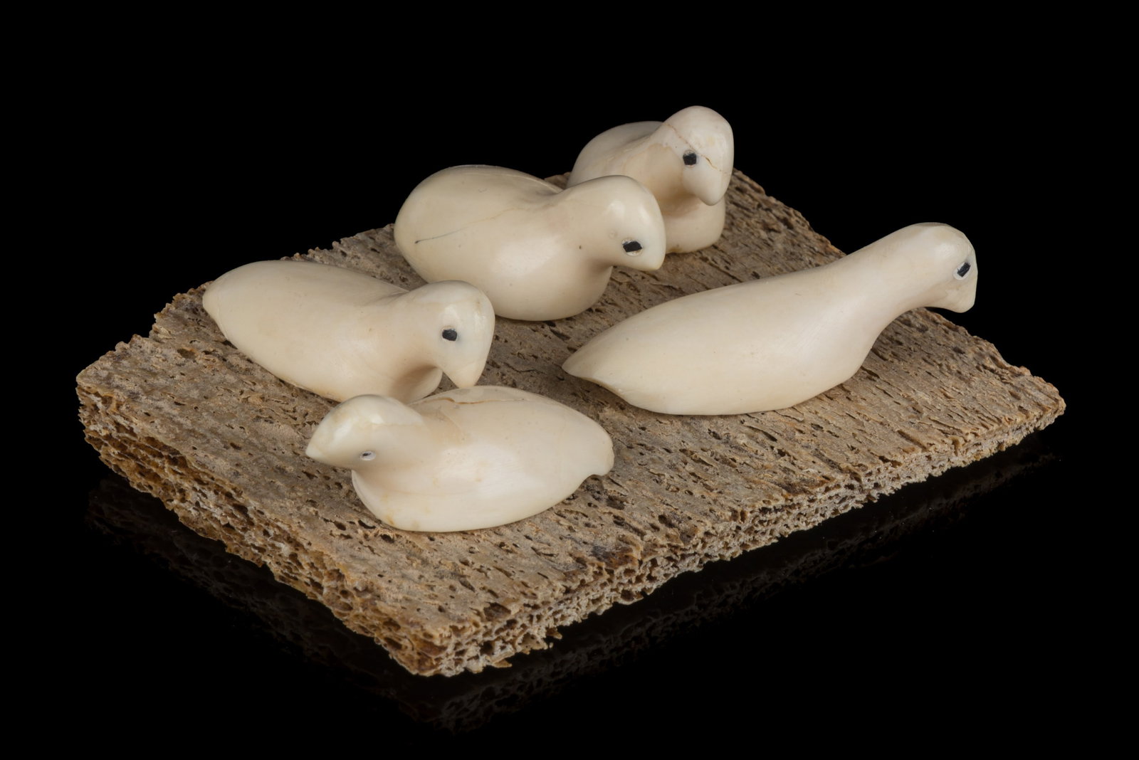 UNIDENTIFIED INUIT ARTIST, Rookery, 1970s: See firstarts.ca for details