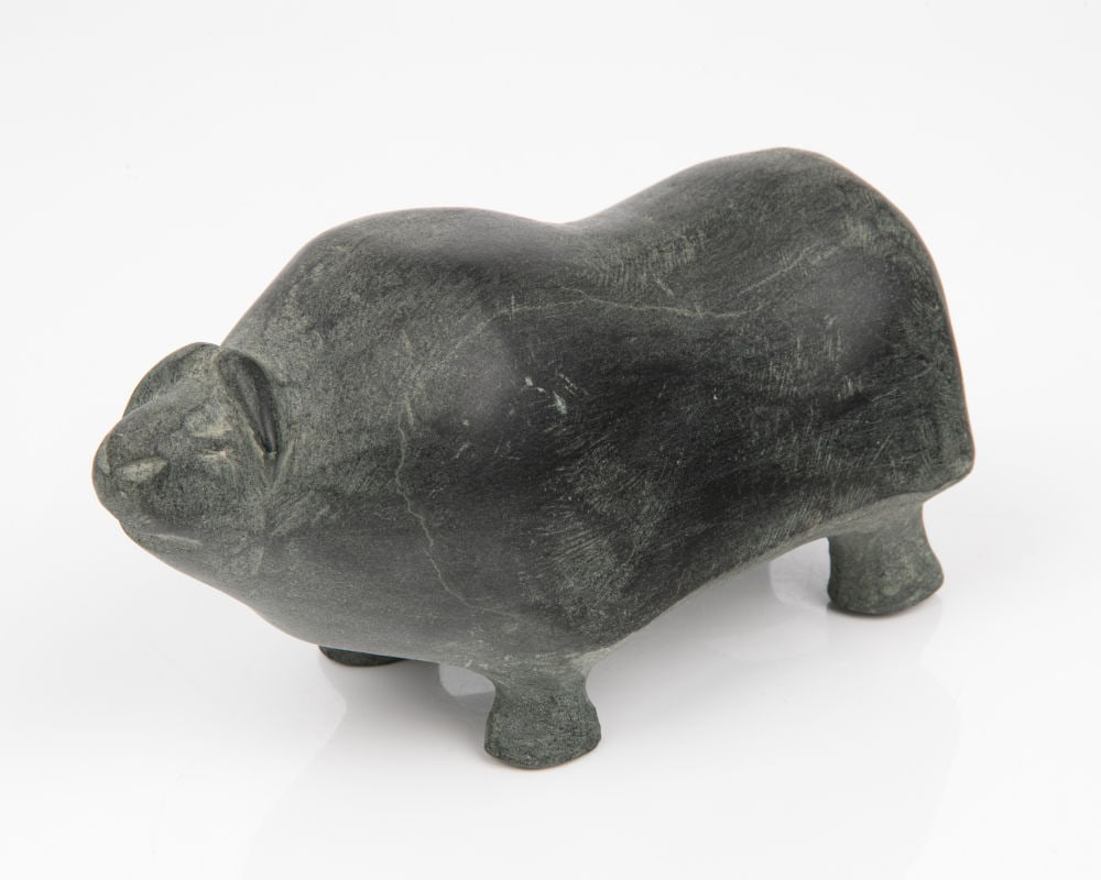 THOMAS SIVURAQ, INUIT, Muskox, c. 1985 (1 of 4)
