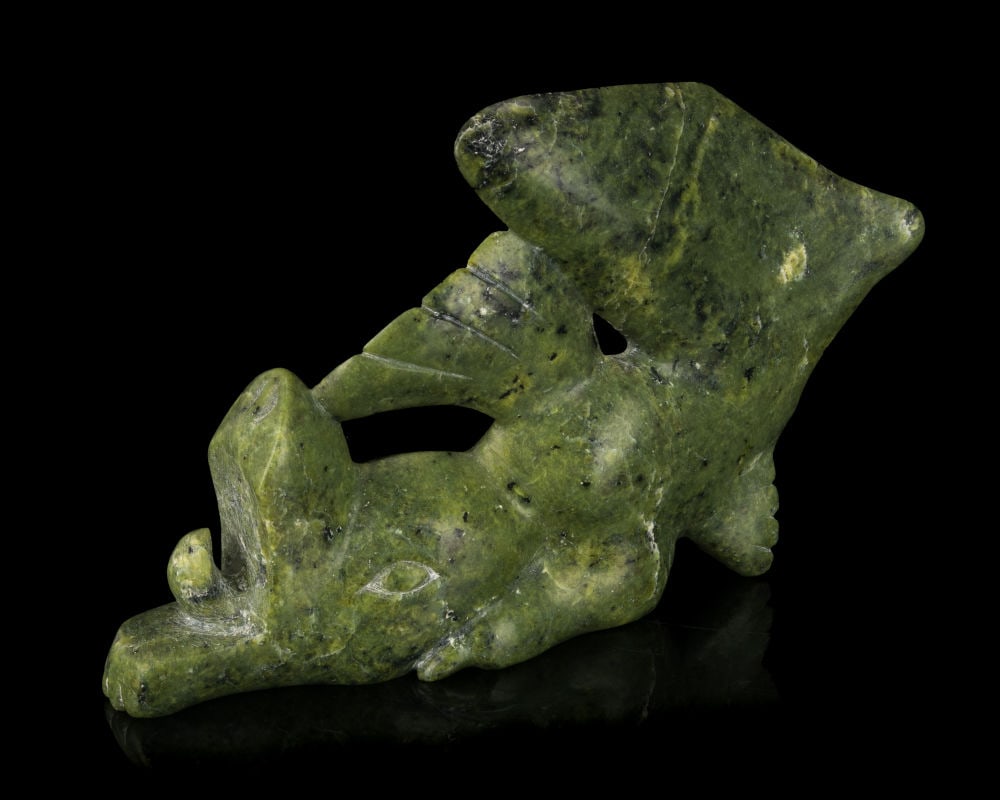 JOANASSIE IGIU, INUIT, Fish Spirit, 1981 (1 of 4)