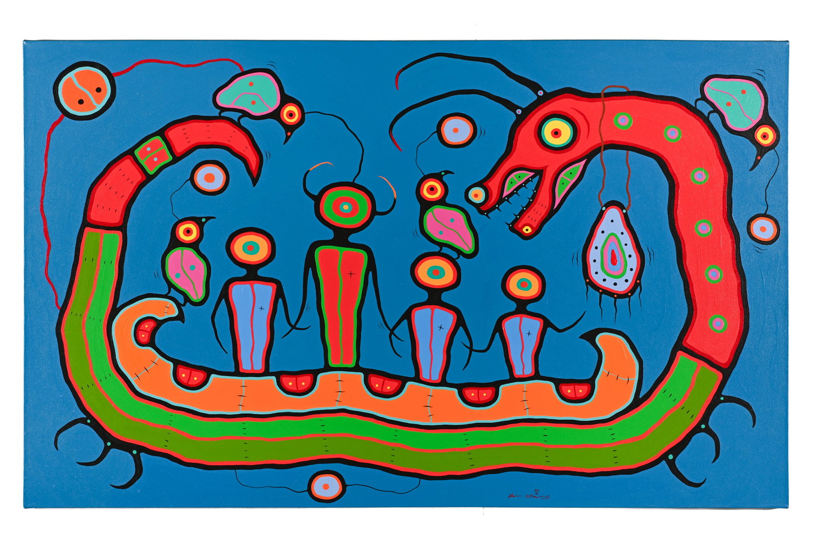 BLAIR DEBASSIGE, FIRST NATIONS, Wab-ba-mo-win Society, Teachers of Magic, 6 Feb 2001 (1 of 2)